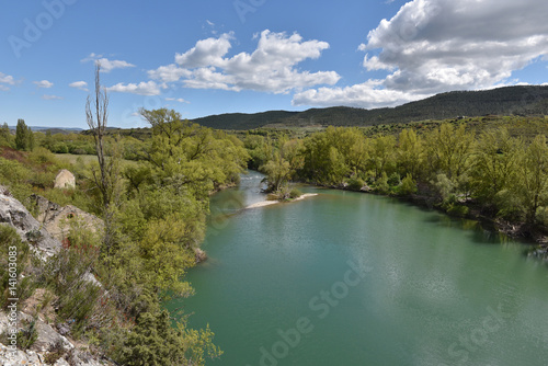 Spring view of the Spanish region Navarra