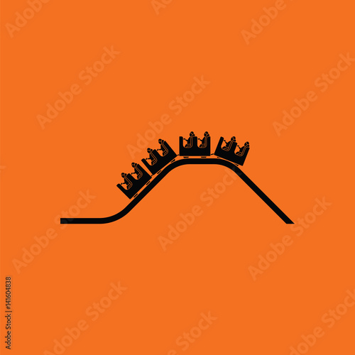 Small roller coaster icon