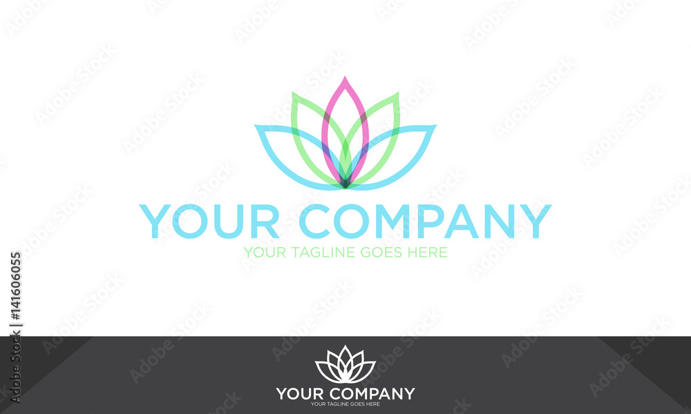 Lotus flower logo, lotus flower vector, lotus flower logo template Lotus flower logo, lotus flower vector, lotus flower logo template