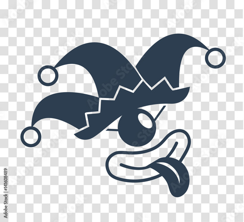 silhouette Icon of the jester