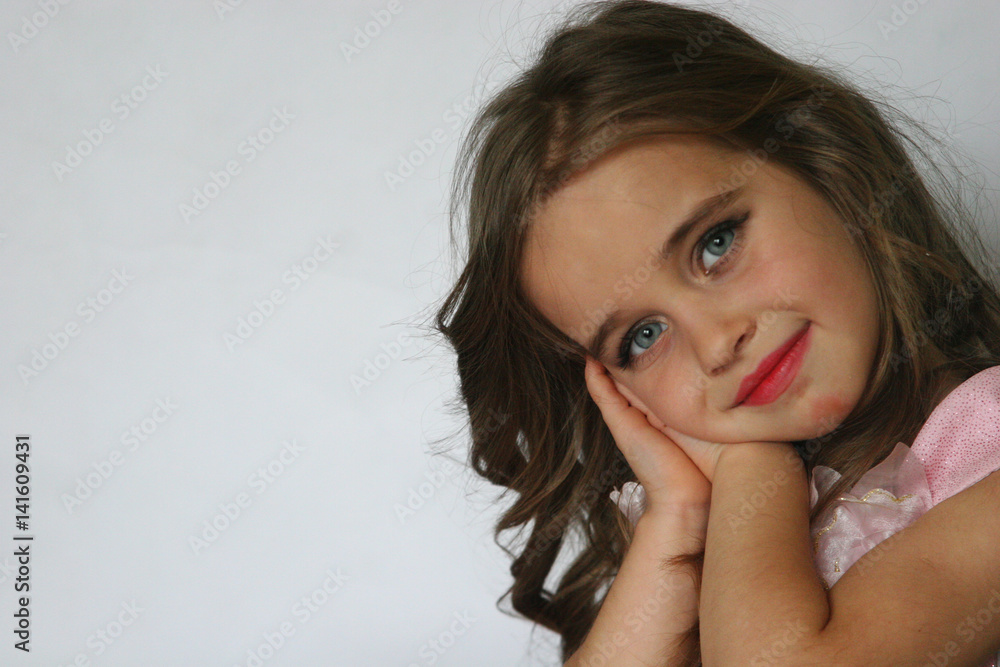 Little girl with a pretty face Little girl with a pretty face