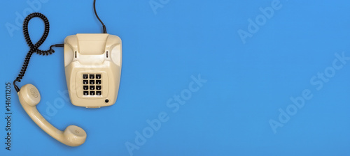 vintage eighties landline telephone header