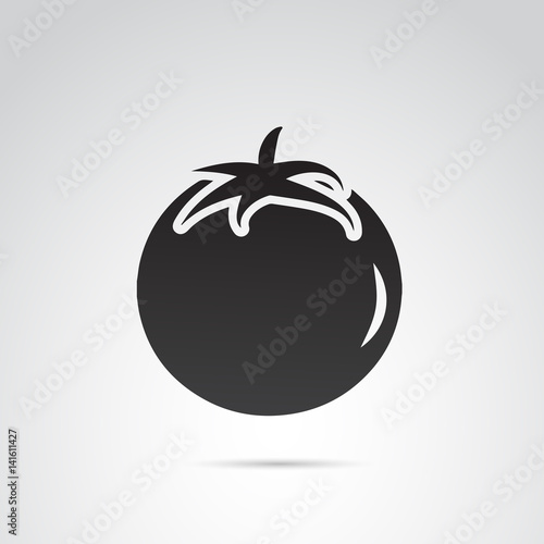 Tomato vector icon.