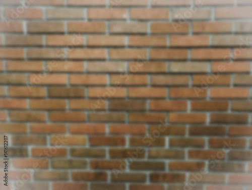 blur brick wall background and  white  border 