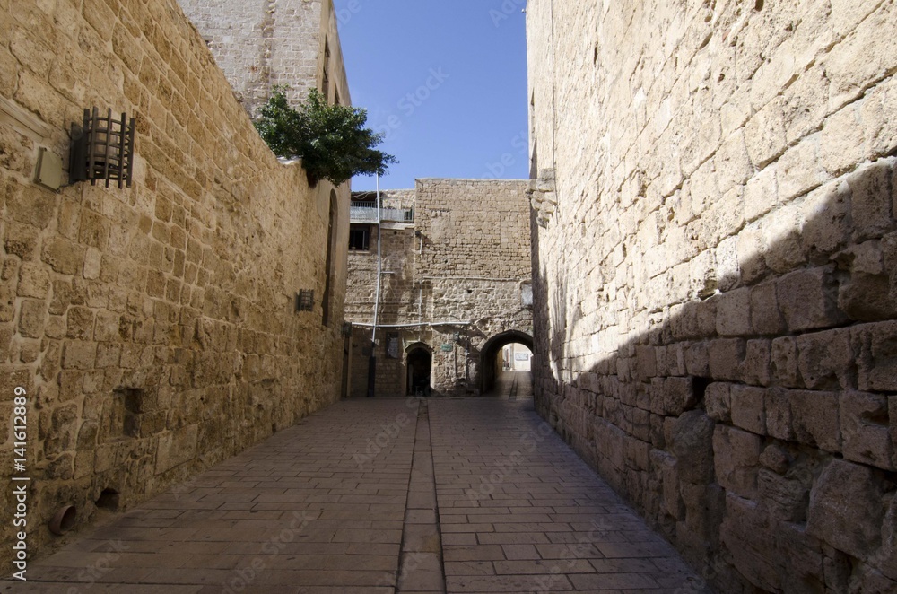 The medieval streets of Akko