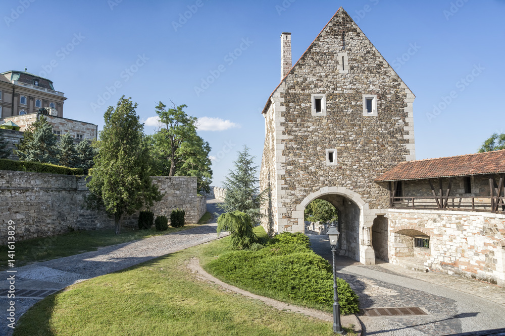 Buda Castle Walls And Fortifications, Budapest, Hungary