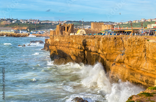 Atlantic coast at Safi town in Morocco photo