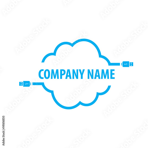 usb cloud blue logo