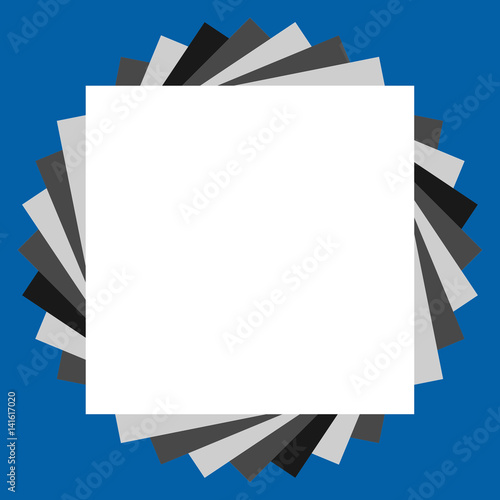 illustration graphics in square