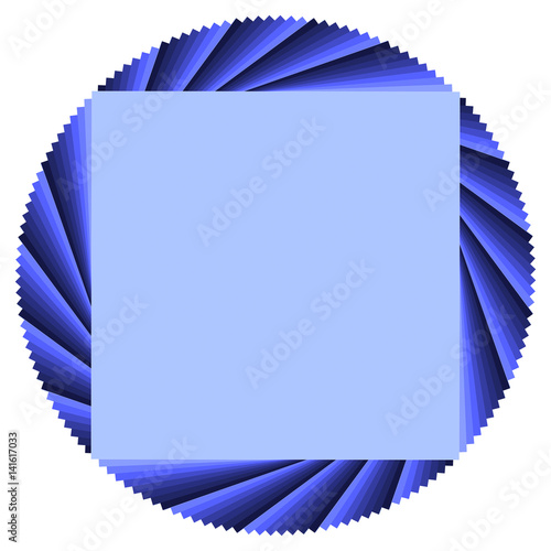 illustration graphics in round