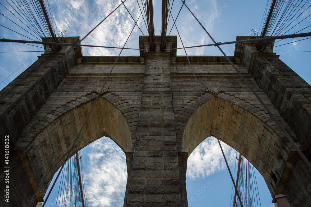 Fototapeta premium Brooklyn Bridge in Manhattan, USA