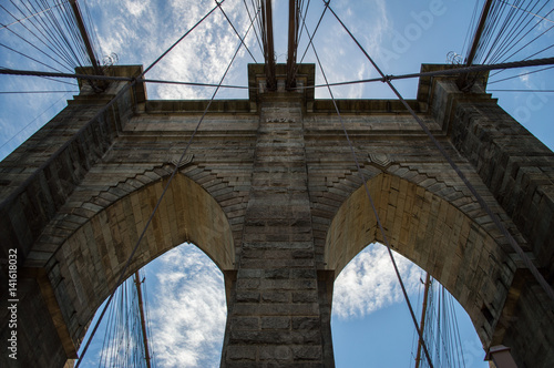 Brooklyn Bridge in Manhattan, USA