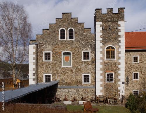 Bilde på lerret Schloss Ortenburg (Schloss Unterhaus, Paternschloss) in Baldramsdorf / Kärnten /