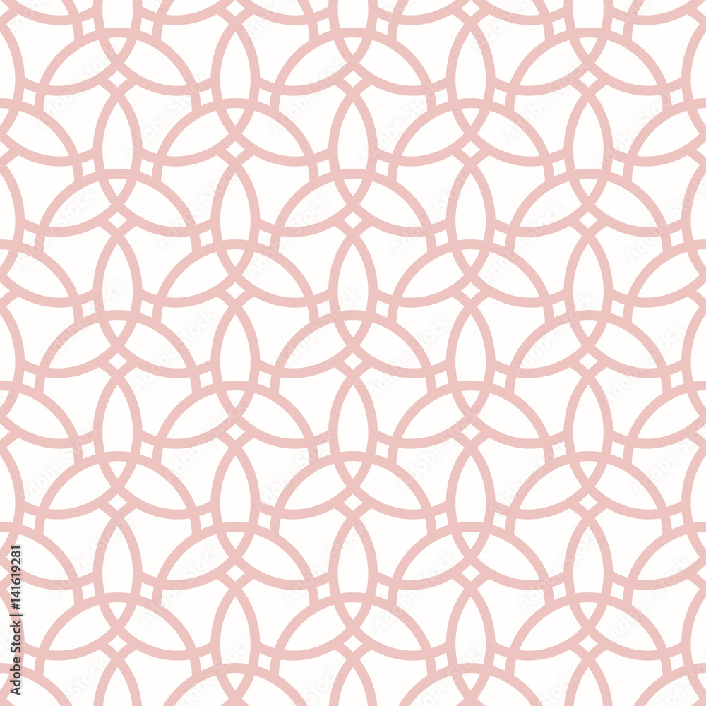 Seamless pink ornament in arabian style. Pattern for wallpapers and backgrounds