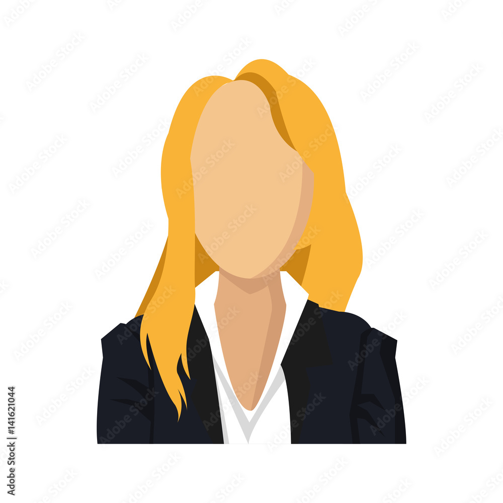 businesswoman wearing executive clothes over white background. colorful design. vector illustration businesswoman wearing executive clothes over white background. colorful design. vector illustration