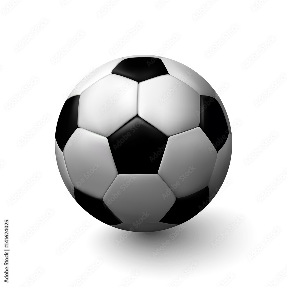 Vector soccer ball.