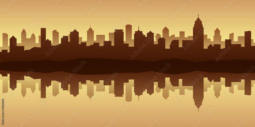 Reflection of the city