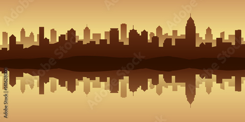 Reflection of the city