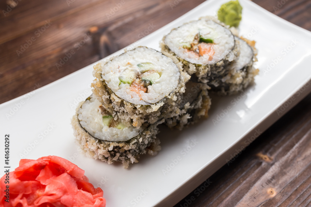 Fried sushi, roll Fried sushi, roll