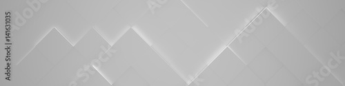 Wide White Background (Site head) (3d illustration)