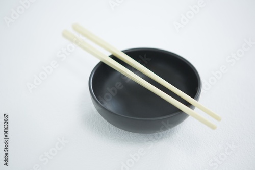 Chopsticks with bowl