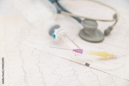 Medical plastic intravenous system