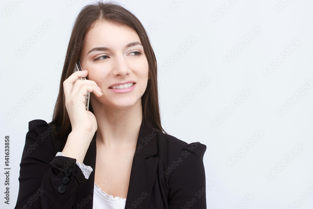 business people on grey background business people on grey background