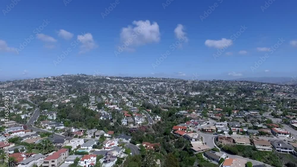 Panoramic aerial view from drone of Orange County beach city of San Juan Capistrano Panoramic aerial view from drone of Orange County beach city of San Juan Capistrano