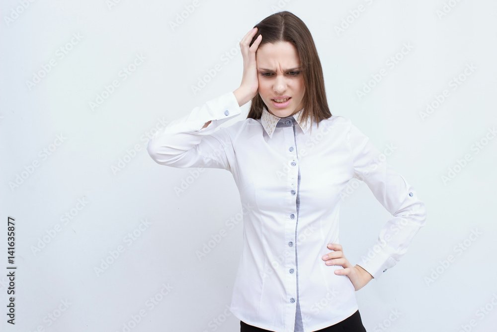 business people on grey background business people on grey background