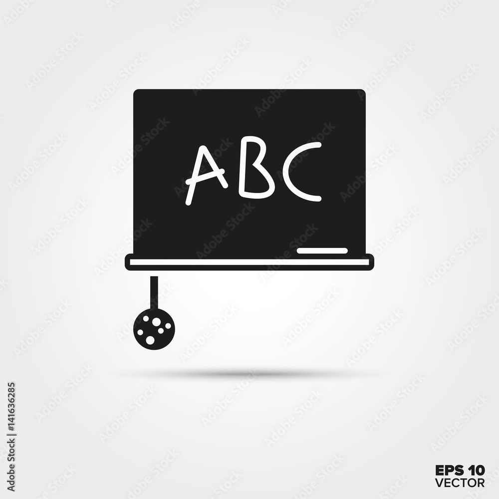 Blackboard icon. Education Symbol. Blackboard icon. Education Symbol.