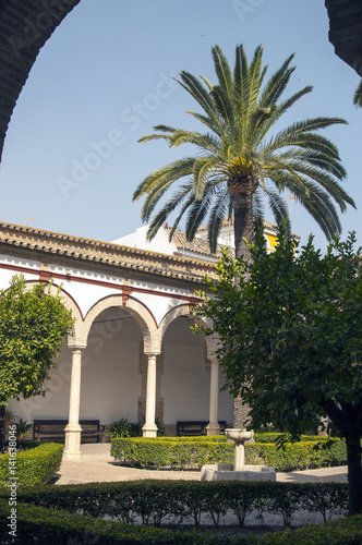 Streets and monuments of Ecija, in Seville, Andalucia, Spain