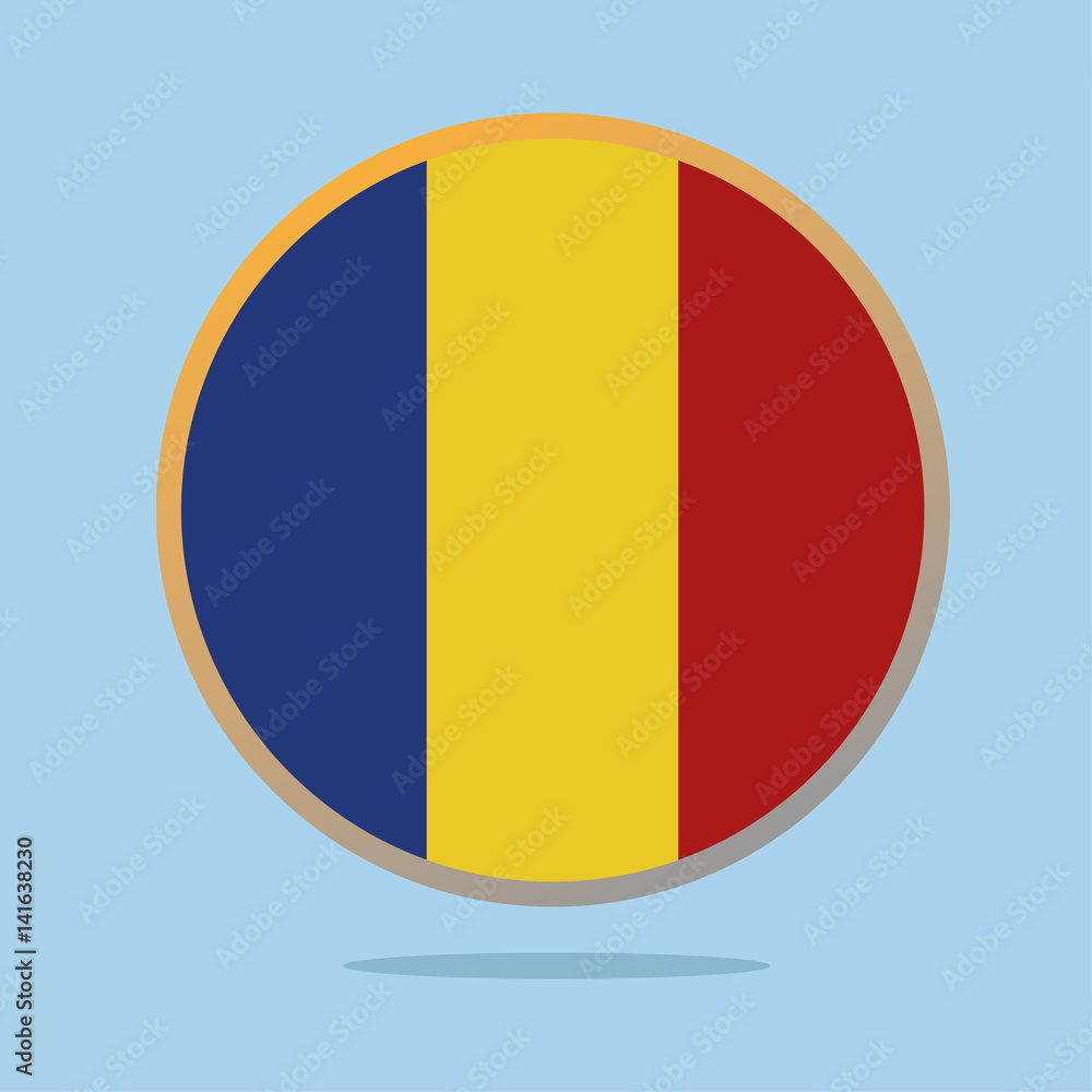 Fototapeta premium Romanya Bayrağı