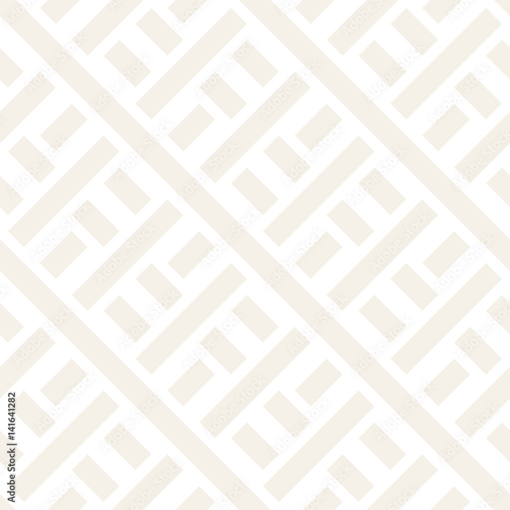 Interlacing Lines Subtle Lattice. Ethnic Monochrome Texture. Vector Seamless Black and White Pattern. Interlacing Lines Subtle Lattice. Ethnic Monochrome Texture. Vector Seamless Black and White Pattern.