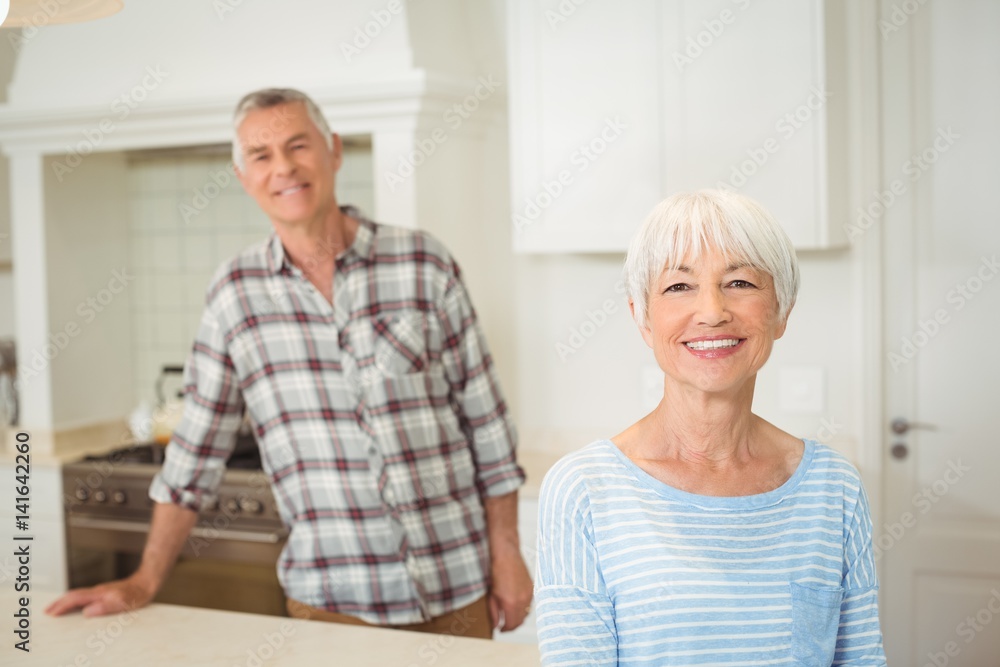 Senior couple in kitchen Senior couple in kitchen