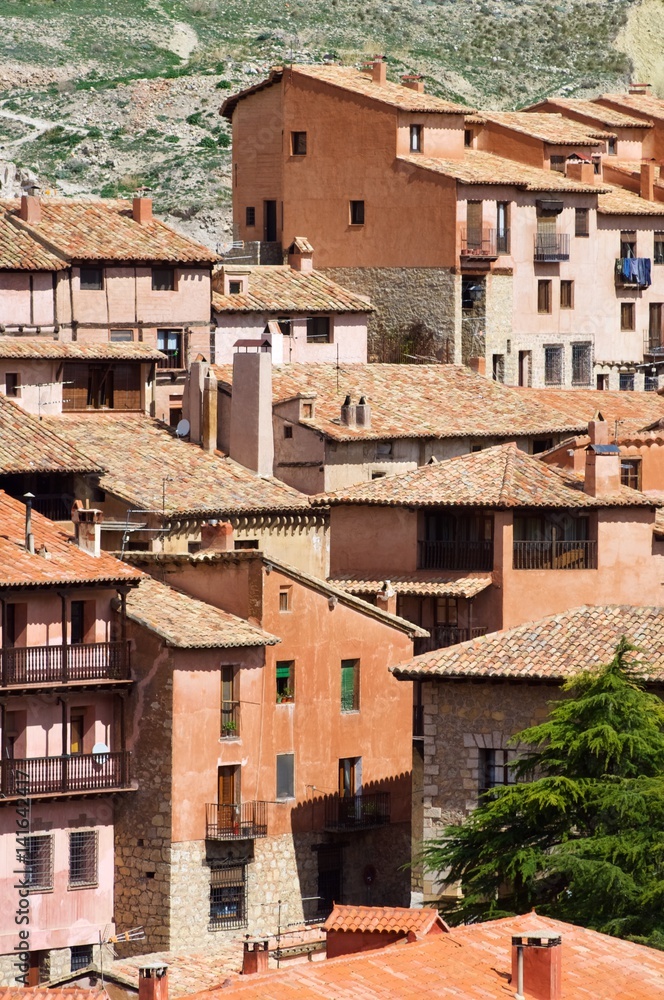 Albarracin village view Albarracin village view