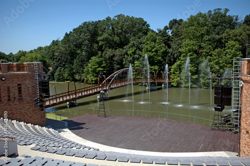 Εκτύπωση καμβά Theater by the river, Szarvas, Hungary