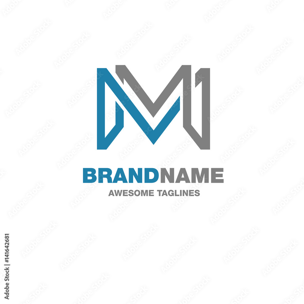 Abstract Letter M and MM Logo Graphic by mdmafi3105 · Creative Fabrica