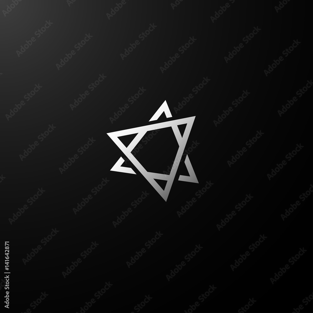 Vector geometric logo. Vector geometric logo.