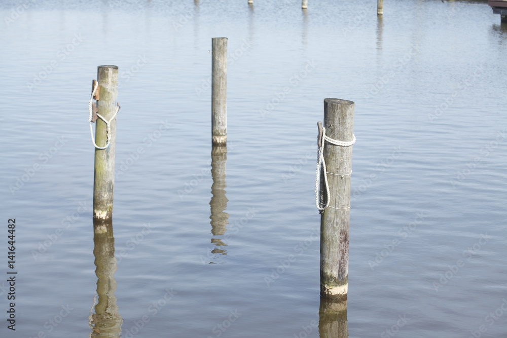 Alte Holzmolen im Wasser