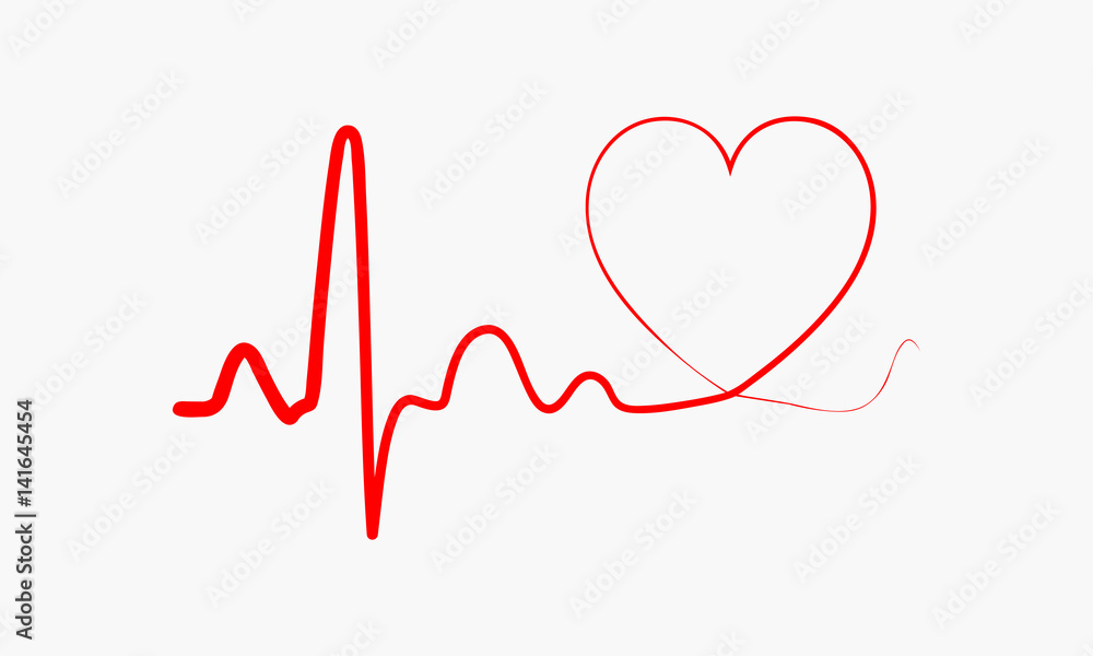 Heart icon. Vector illustration. Heart icon. Vector illustration.