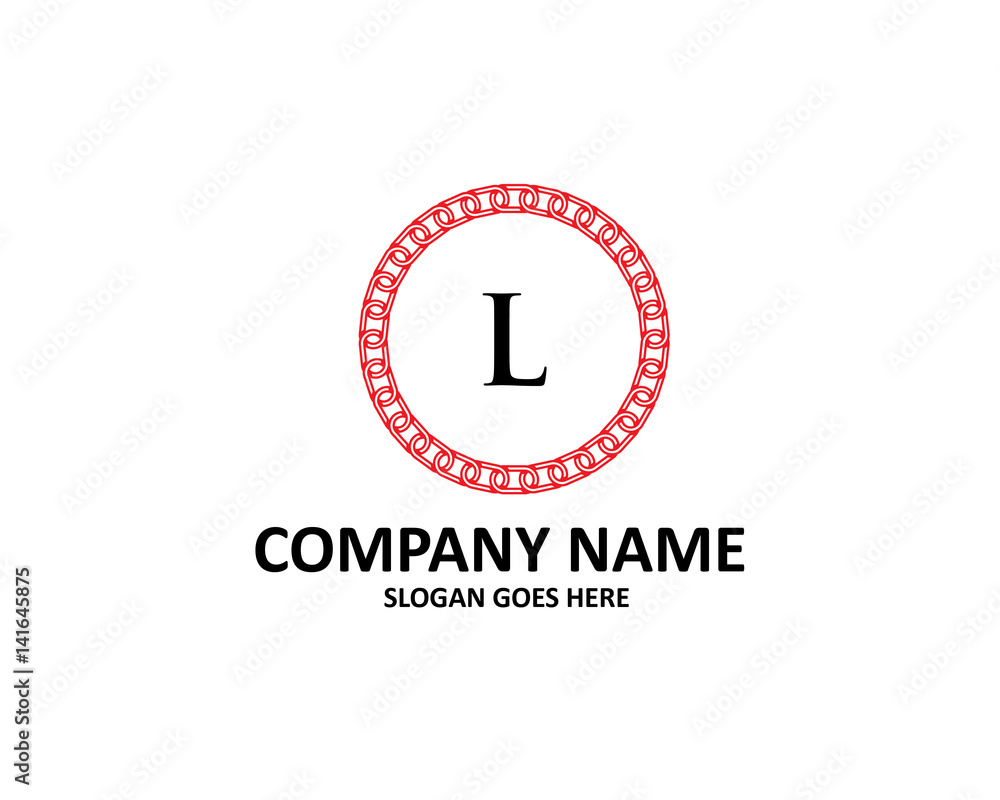 L Letter Chain Logo L Letter Chain Logo