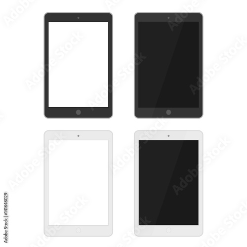 タブレットのイラストセット