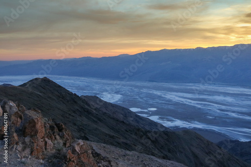 Dante's View sunset landscape, Death Valley National Park © Bram