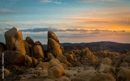 Принти на полотні Desert Rocks