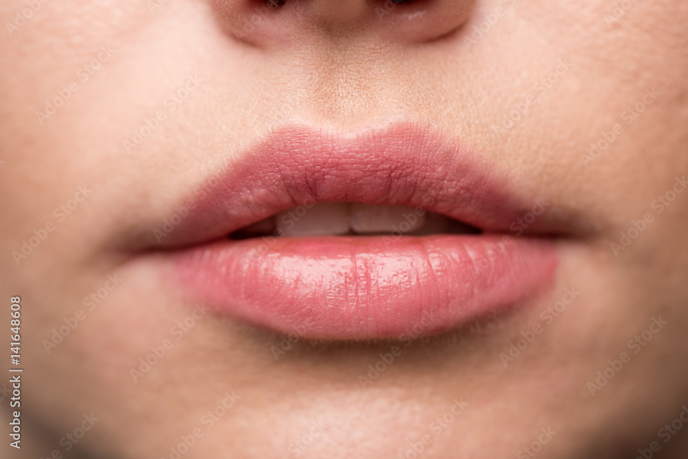 Natural pink lips Natural pink lips