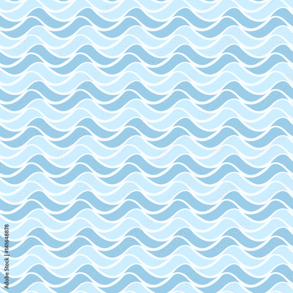 Wavy geometric pattern - seamless background. Wavy geometric pattern - seamless background.