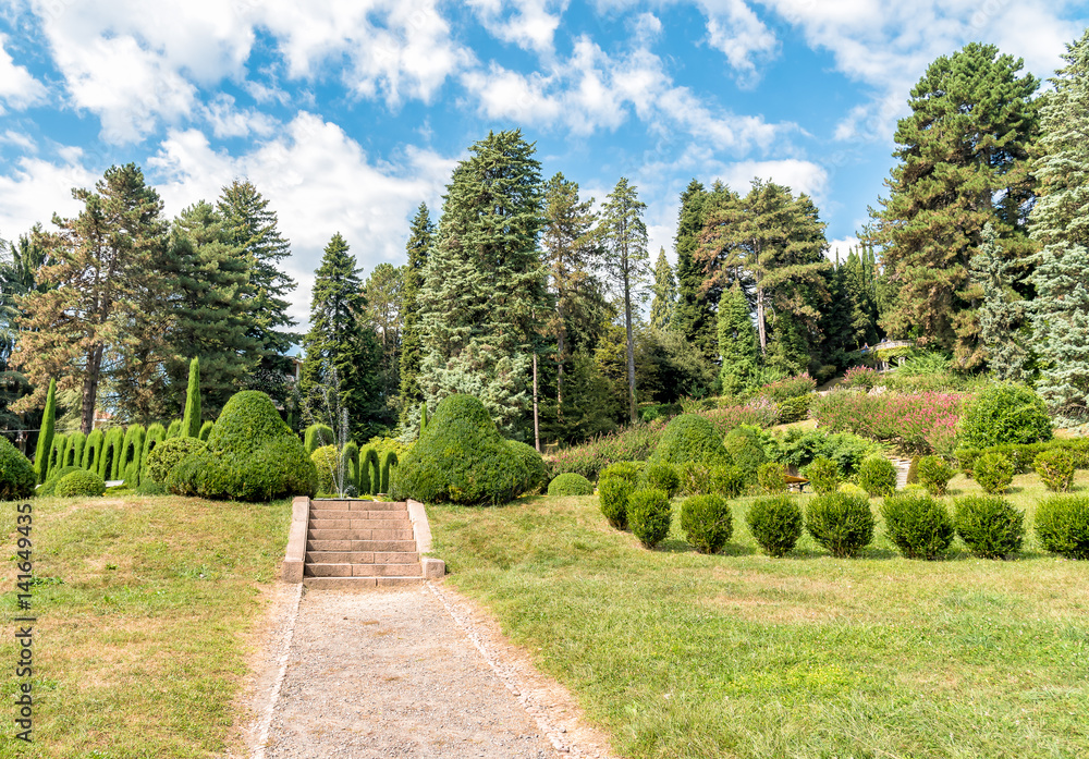 The park at Villa Toeplitz in Varese, Italy