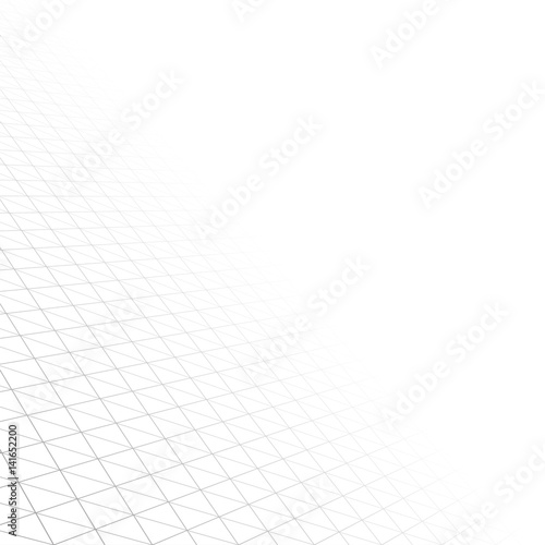 Abstract grid background with perspective.