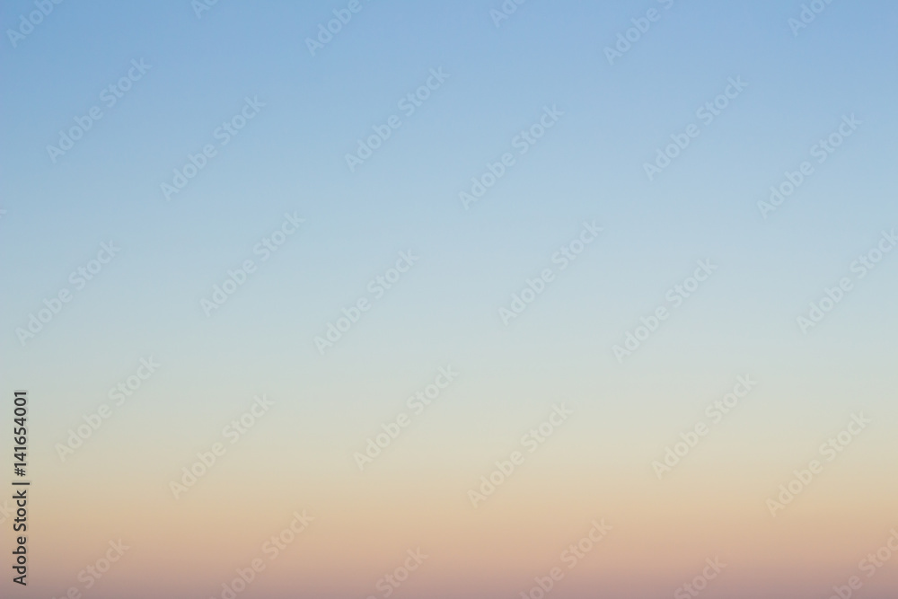 Natural background of sky color sunset.