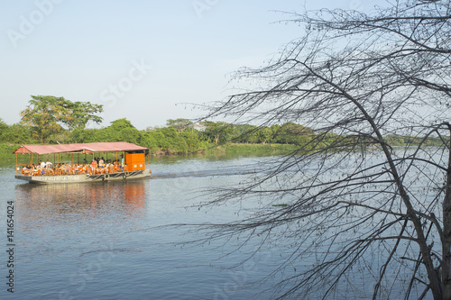 Santa cruz de Mompox, Bolívar / Colombia - March 18, 2017. It is a large island formed on the Magdalena River on its way to the sea